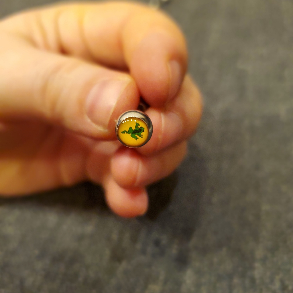 Frog Surgical Stainless Steel Tongue Ring Bar